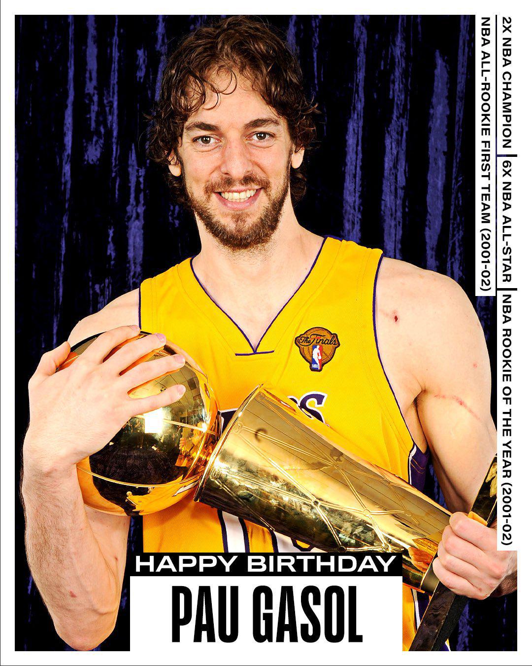 45岁生日快乐！美媒晒加索尔璀璨职业生涯荣誉